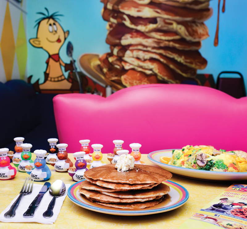 Sugar n’ Spice: Come for the wispy-thin pancakes and fluffy omelettes; stay for the rubber ducks. - Photo: Jesse Fox