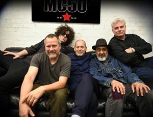 Wayne Kramer (center) and his MC50 bandmates - Photo: Chris McKay