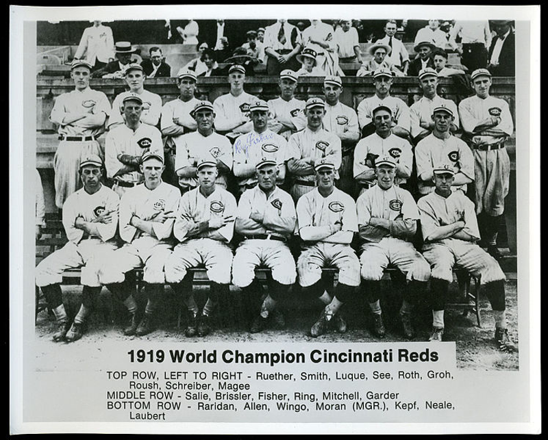 The 1919 World Champion Cincinnati Reds - Wikimedia Commons
