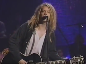 Dave Pirner during Soul Asylum's appearance on MTV's 'Unplugged' in 1993.