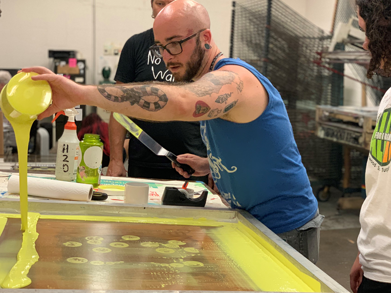 Screenprint your own shirt at a DIY craft station - Photo: Provided by the Taft Museum of Art