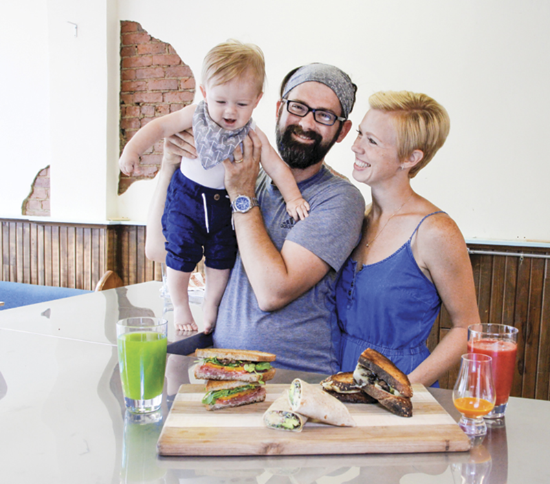 Chef Stephen Williams and his wife Jessica named their latest culinary endeavor — Son & Soil in MainStrasse — in part after their son, Findlay.