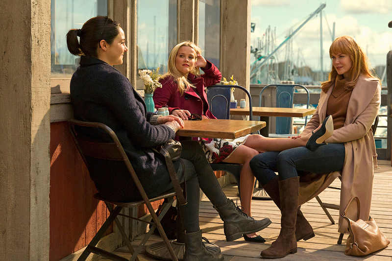 L-R: Shailene Woodley, Reese Witherspoon and Nicole Kidman - Photo: Hilary Bronwyn Gayle / Courtesy of HBO