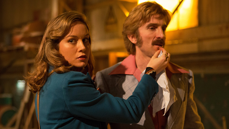 Brie Larson and Sharlto Copley - Photo: Kerry Brown // courtesy of A24