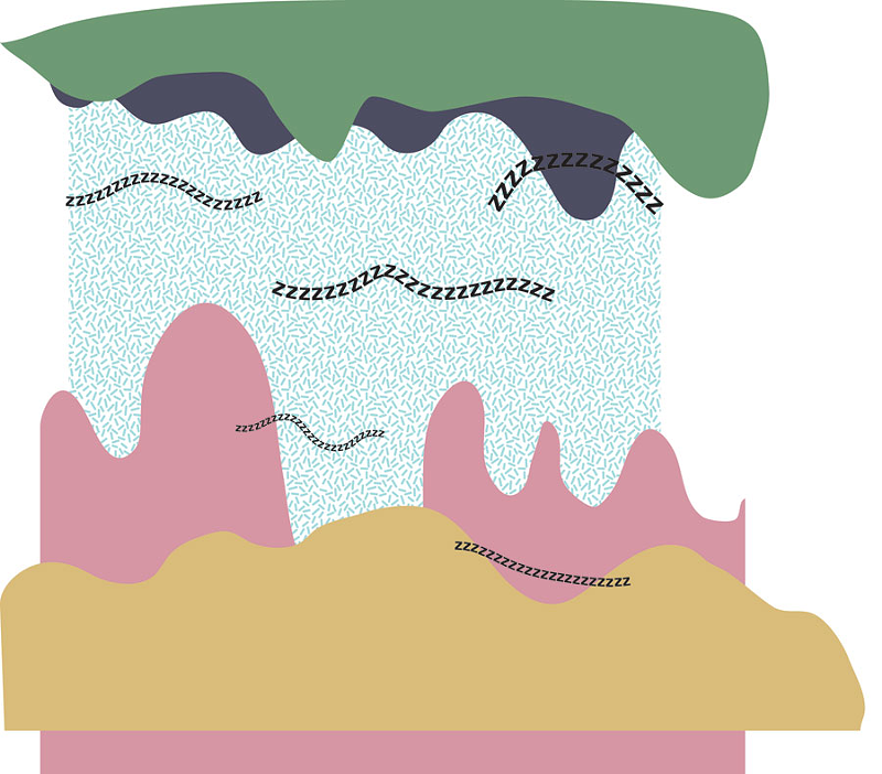 Wave Pool Sleep Show - Illustration: David Corns