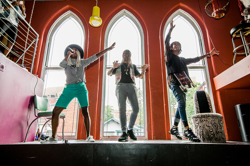 Cincinnati Hip Hop/activism trio Triiibe is one of the headliners announced for 2019's Overcast Hip Hop Fest. - Photo: Hailey Bollinger