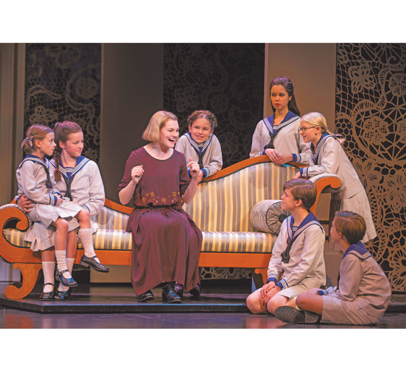 Kerstin Anderson (center) plays Maria in 'The Sound of Music.' - Photo: Mathew Murphy