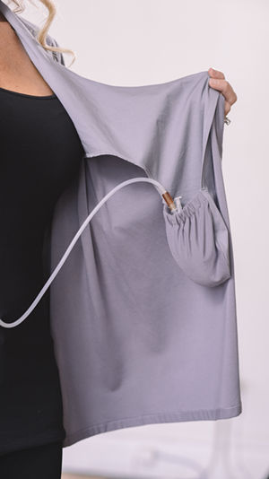 A pocket to conceal a mastectomy drainage system - Photo: Provided by With Grace B. Bold