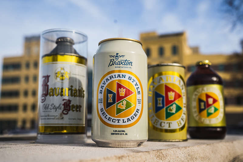Cans of Bavarian Style Select Lager - PHOTO: PROVIDED BY BRAXTON