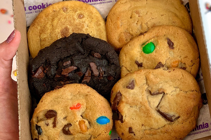 Six-pack of Insomnia Cookies - Photo: Facebook.com/InsomniaCookies