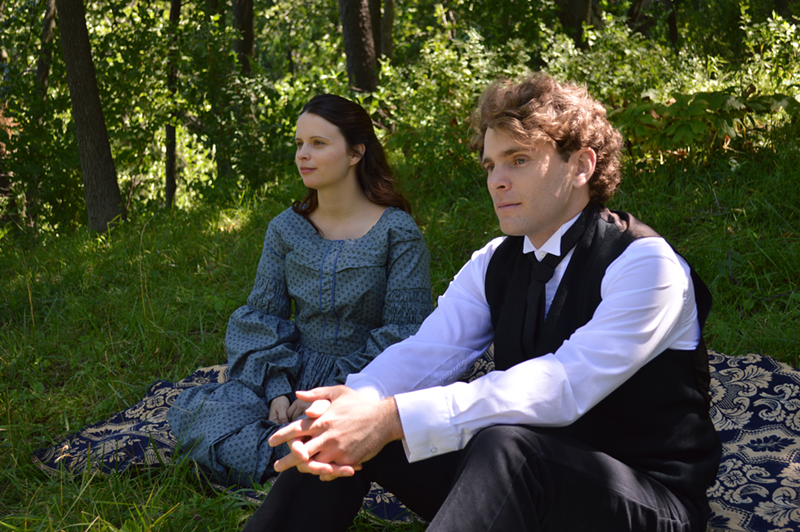 Harriet Beecher (Jessica Taylor) and Theodore Weld (Thomas Alan Taylor) - Provided