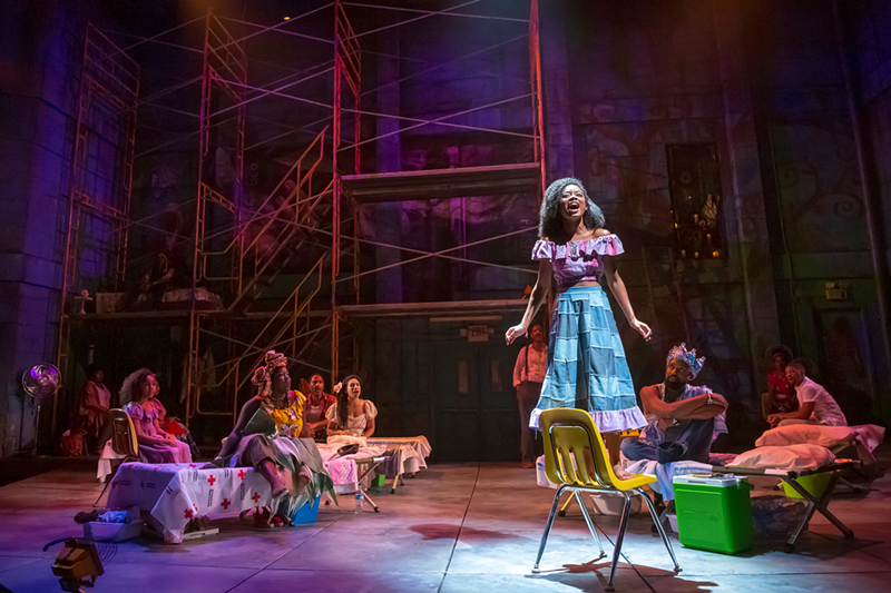 Ti Moune (Lauren Chanel) and the cast of Cincinnati Playhouse in the Park’s production of "Once on This Island" - Photo: Mikki Schaffner Photography