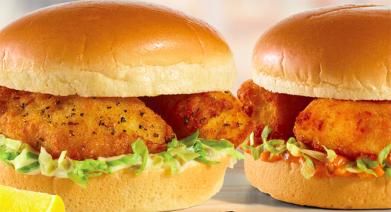 Frisch's lemon pepper and Sriracha fish sandwiches - Photo: Provided by Game Day PR