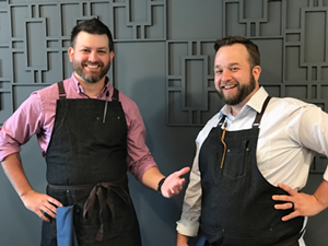 Sous Chef Rob Scannell (left) and Executive Chef Dana Adkins - Photo: Provided by Ivory House