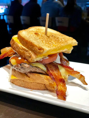 Bar 145's grilled cheese burger - PHOTO: PROVIDED