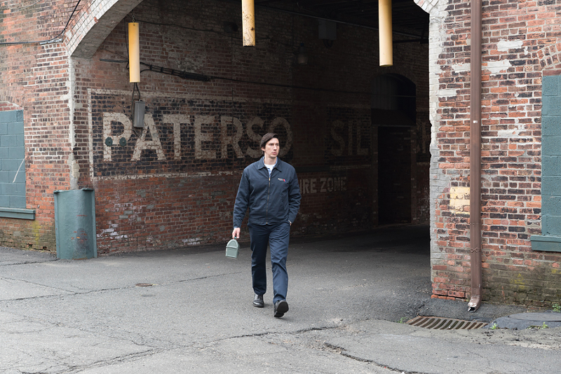 Adam Driver walks to work in Jim Jarmusch’s Paterson. - Photo: Mary Cybulski / Courtesy of Amazon Studios and Bleecker Street