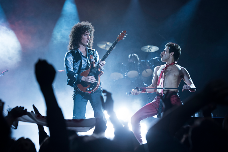 Gwilym Lee (Brian May) and Rami Malek (Freddie Mercury) star in "Bohemian Rhapsody," winner of the Best Motion Picture - Drama at the Golden Globes. - Photo: Courtesy Twentieth Century Fox