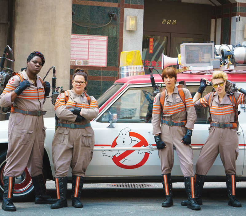 Kate McKinnon (far right) stands out in the new 'Ghostbusters.' - Photo: Hopper Stone Copyright CTMG, Inc.