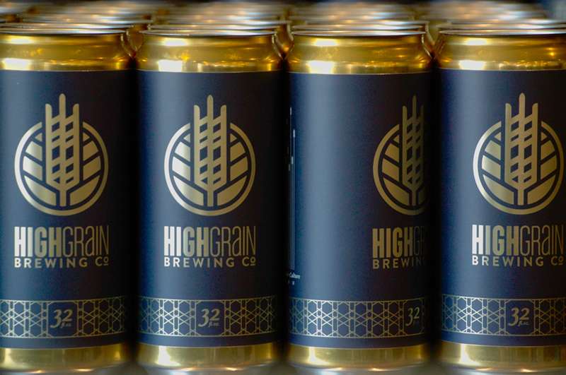 HighGrain hand-cans at the brewery - Photo: Sean M. Peters
