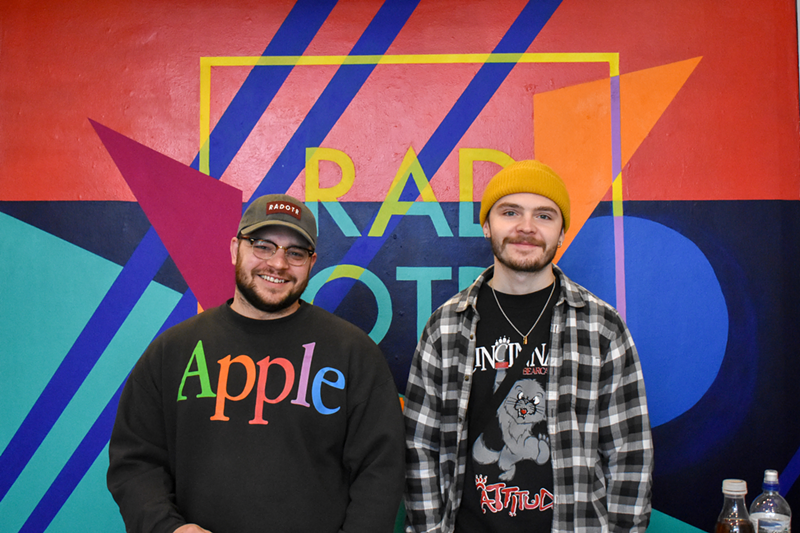 Billy Luther (left) and Jake Courtney, co-owners of Rad OTR. - Marlena Toebben