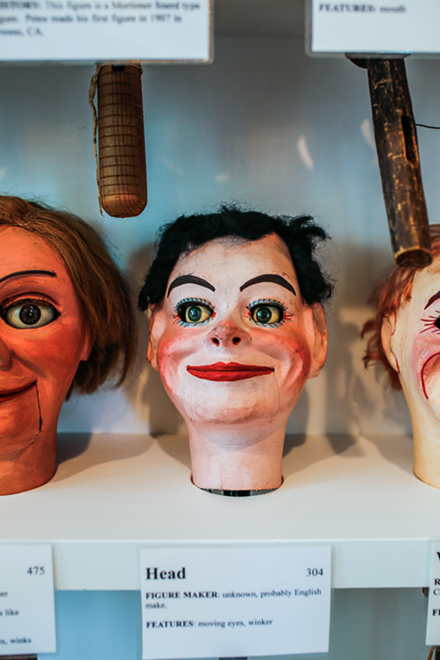 Some of the vent figure heads - PHOTO: HAILEY BOLLINGER