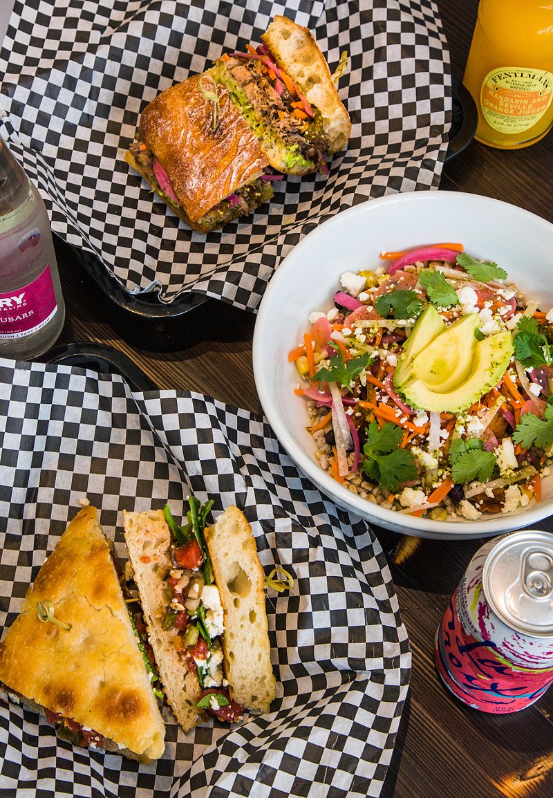 The Royal OTR has plenty of veggie options, including sandwiches and grain bowls.