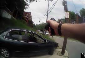 Footage from Ray Tensing's body camera taken moments after he shot unarmed black motorist Sam DuBose July 19, 2015.