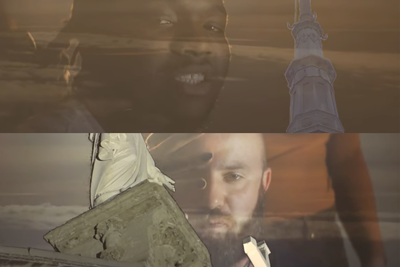 Stills from the "Paul" music video
