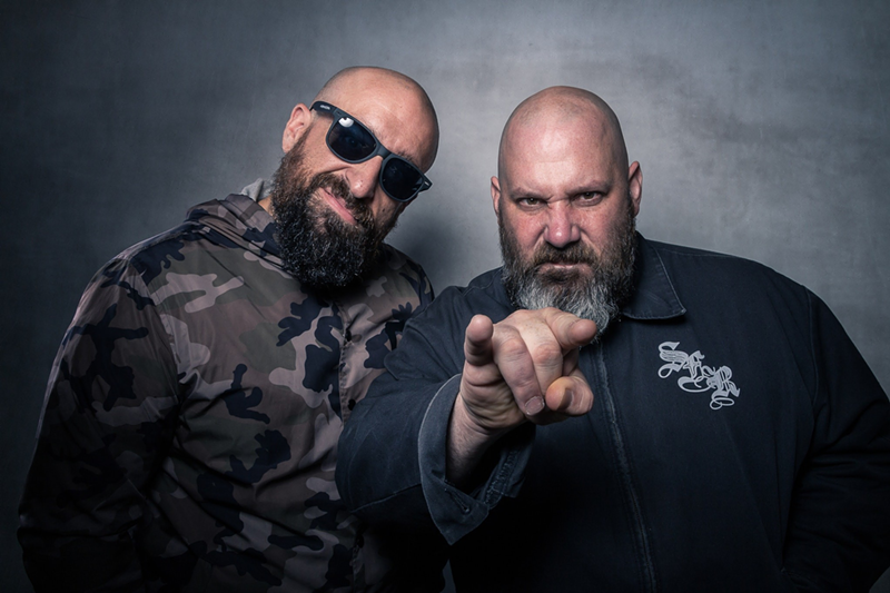 Epic Beard Men (Indie Hip Hop faves Sage Francis and B. Dolan) perform Tuesday at Top Cats - Photo: A D Zyne