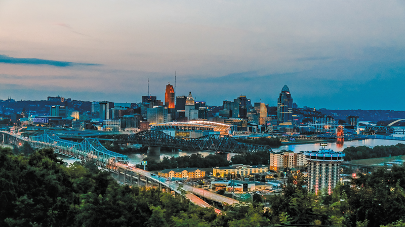 A view of Cincinnati from Covington's Devou Park - Hailey Bollinger