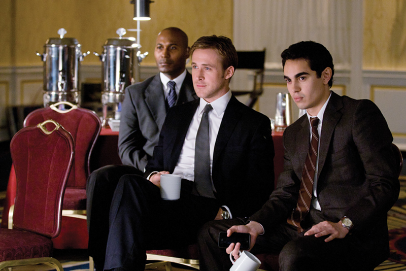 Ryan Gosling (left) and Max Minghella in 'The Ides of March'