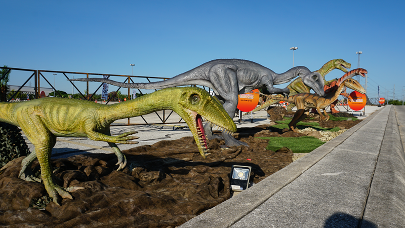 A Drive-Thru Animatronic Dinosaur Adventure is Coming to Cincinnati's Coney Island This August