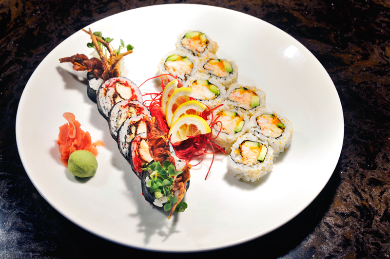 Spider Roll and California Roll
