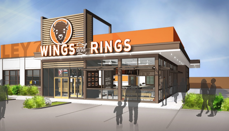 A restaurant rendering - Photo: Provided by Buffalo Wings & Rings