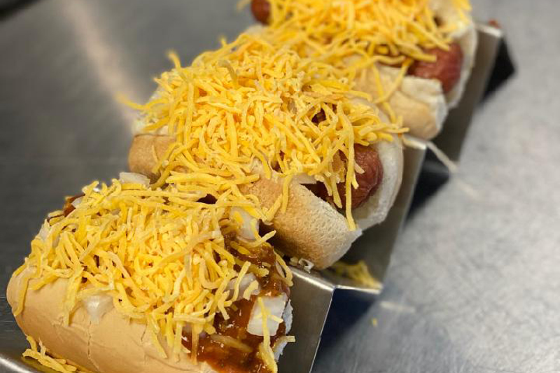 Cincinnati-style hot dog slider - Photo: Provided by Hi-Pointe Drive-In