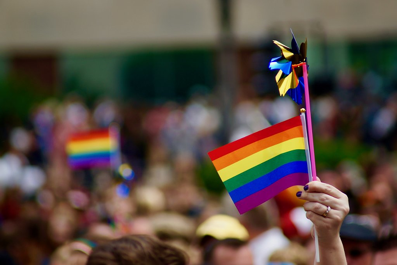 A LGBTQ+ rights demonstration in Michigan. - Photo: Susan J. Demas, Michigan Advance