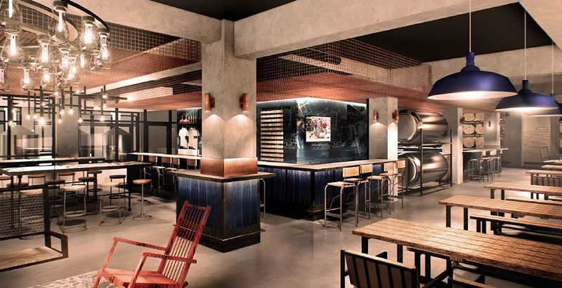 A rendering of the Sam Adams taproom - Photo: Provided