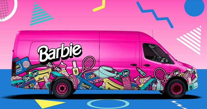Barbie Truck Totally Throwback Tour - Photo: Facebook.com/Barbie