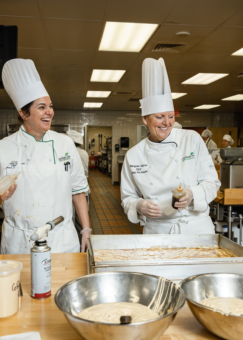 Chef Margaret Galvin at the Midwest Culinary Institute - Photo: Hailey Bollinger