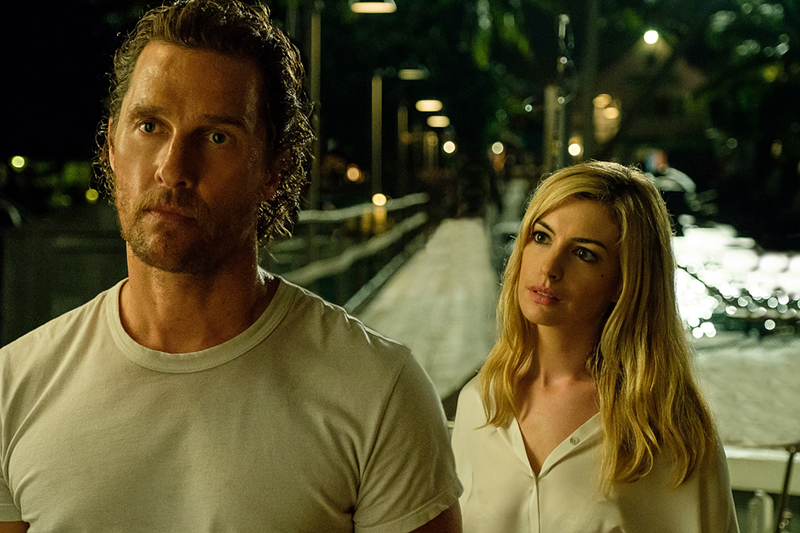 Matthew McConaughey and Anne Hathaway in "Serenity." - Courtesy of Aviron Pictures