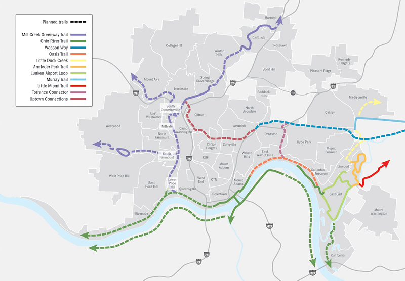 A plan to link Cincinnati’s scattered cycling infrastructure could empower low-income riders