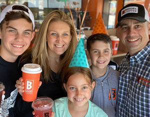The Mills Family - Photo: Instagram/biggbycoffeecincy