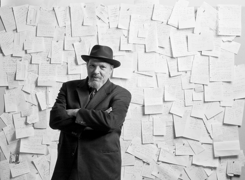 A portrait of playwright August Wilson by David Cooper - David Cooper