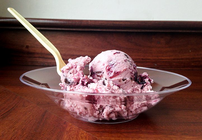 Black Cherry Chocolate Chip ice cream