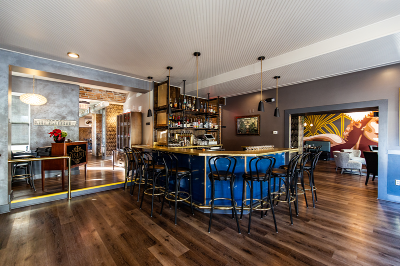 The bar area and renovated interior - Photo: Hailey Bollinger