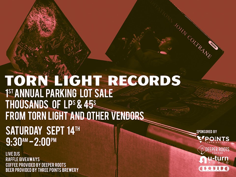 Clifton's Torn Light Records Holds Parking Lot Sale with Thousands of LPs and 45s (and Bonus 3 Points Beer)