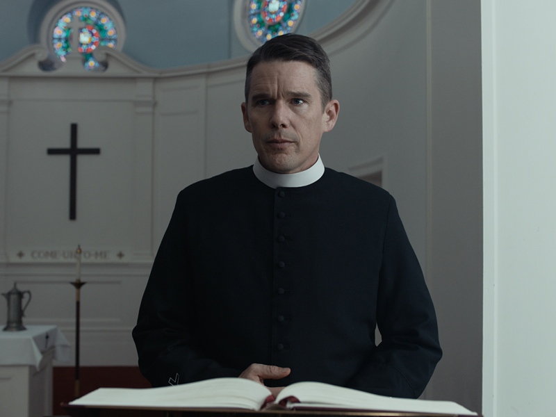 Ethan Hawke in "First Reformed" - PHOTO: Courtesy of A24