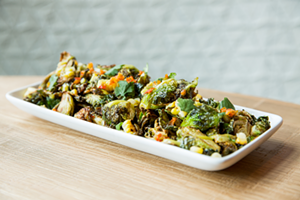 The Brussels sprout salad - Photo: Hailey Bollinger