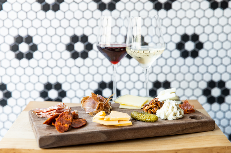 Charcuterie and wine - Photo: Hailey Bollinger