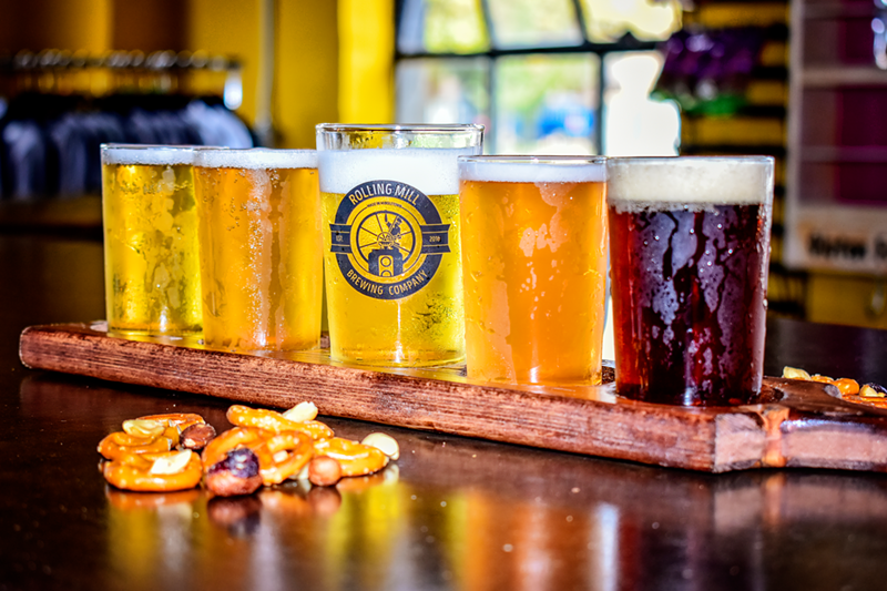 A selection of brews - Photo: Provided by Rolling Mill Brewing Company